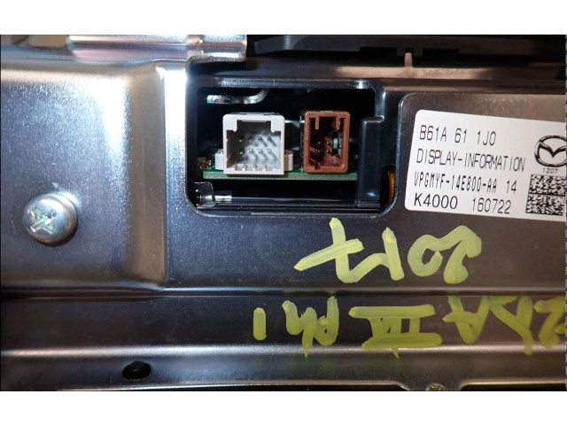 Дисплей B61A611J0B Mazda 3 III