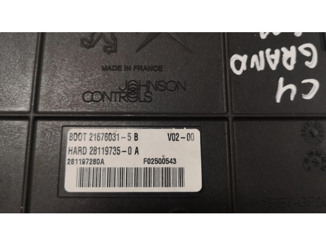 Блок комфорта 9663510180, BSI2004 Citroen C4 Grand Picasso