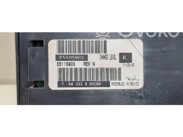 Блок управления климат-контролем P55115903   Jeep Grand Cherokee (WJ)