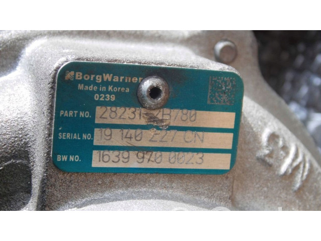 Turbodmychadlo Турбина 282312B780, A16399700023 Hyundai Kona I 1.6