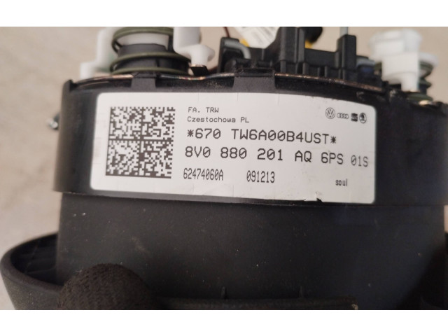 Подушка безопасности водителя 8V0880201AQ, 62474060A   Audi A3 S3 8V