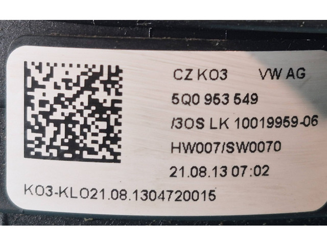 Подрулевой шлейф SRS 5Q0953549, 1304720015 Skoda Octavia Mk3 (5E)