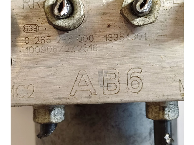 Блок АБС 0265238000, 13354301 Opel Meriva B 2010 - 2016 года