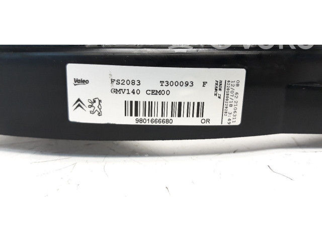 Вентилятор радиатора     9801666680, 47337    Peugeot 2008 I 