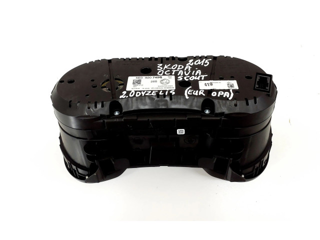 Панель приборов 5E0920749B Skoda Octavia Mk3 (5E)