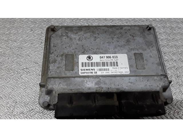 Блок управления двигателя 047906033, 5WP4419608 Skoda Fabia Mk1 (6Y)