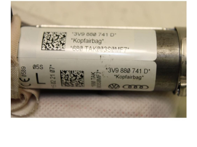 Боковая подушка безопасности 3V9880741D   Skoda Superb B8 (3V)