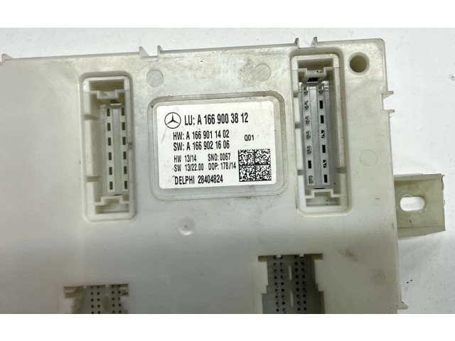 Блок управления A1669003812, A1669011402   Mercedes-Benz ML W166