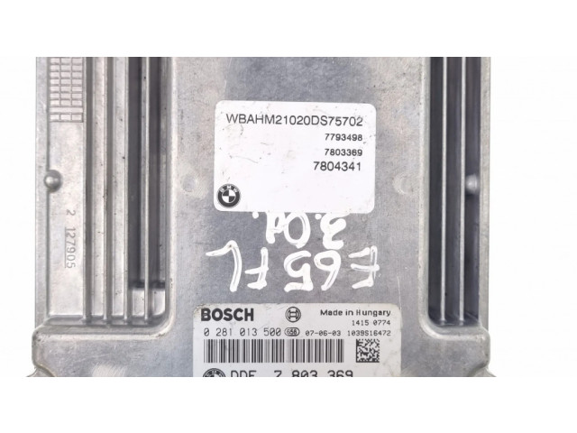 Řídící jednotka 7803369, DDE7803369 BMW 7 E65 E66 2005