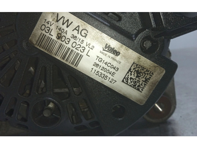 Генератор 03L903023L Volkswagen Caddy