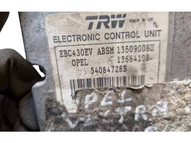 Блок АБС 13509008U, 13664108   Opel  Vectra C  2005 - 2009 года