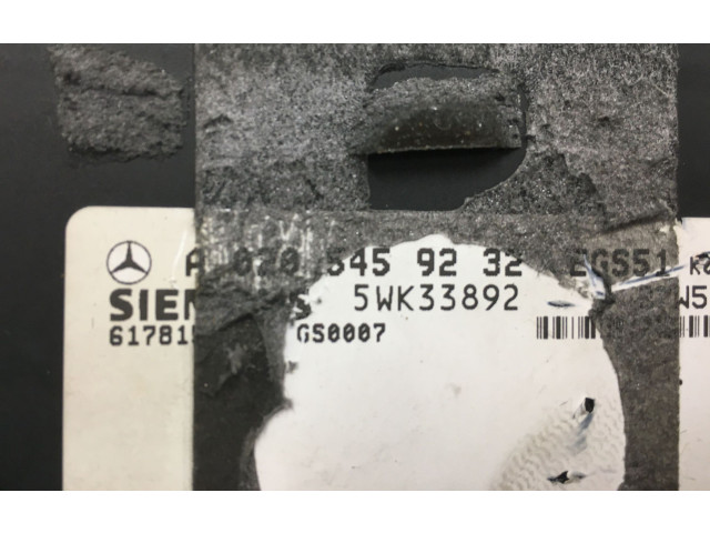 Блок управления коробкой передач A0205459232, GS0007   Mercedes-Benz SL R129