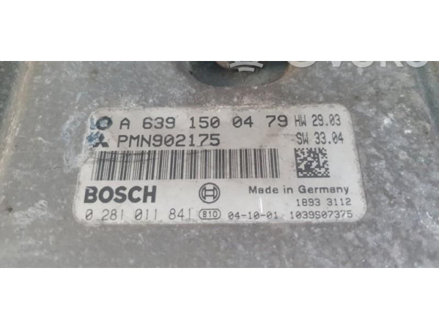 Блок управления двигателем Блок управления 0281011841, A6391500479 Mitsubishi Colt