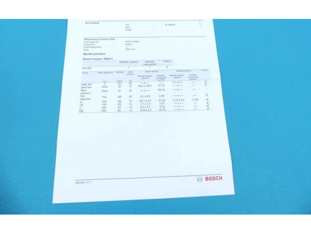 Форсунка 0445115004, IMPRK926511 Volkswagen Phaeton