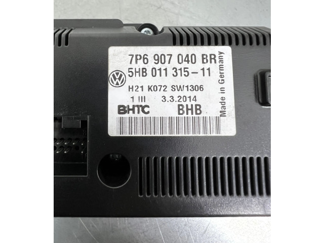 Блок управления климат-контролем 7P6907040BR, 5HB011315   Volkswagen Touareg II