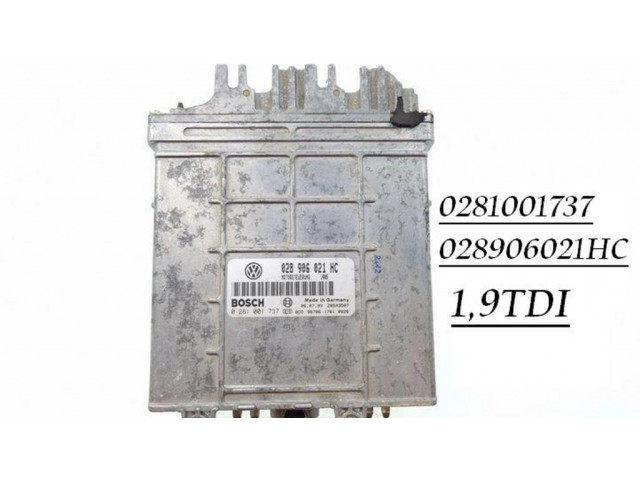 Блок управления двигателя 0281001737, 028906021HC Ford Galaxy