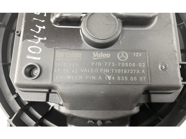 Вентилятор печки    773.70806.01, A1648350607   Mercedes-Benz ML W164