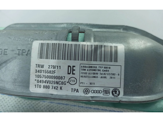 Боковая подушка безопасности 1T0880742K Volkswagen Touran II