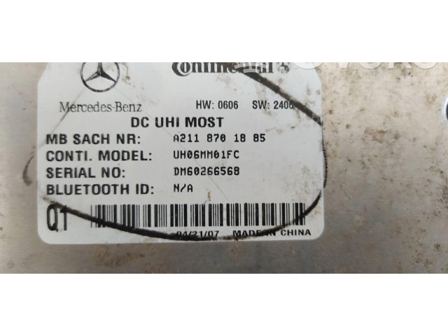 Блок управления двигателя A2118701885 Mercedes-Benz ML W164