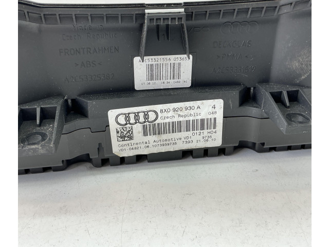 Панель приборов 8X0920930A, 8X0920930A   Audi A1       