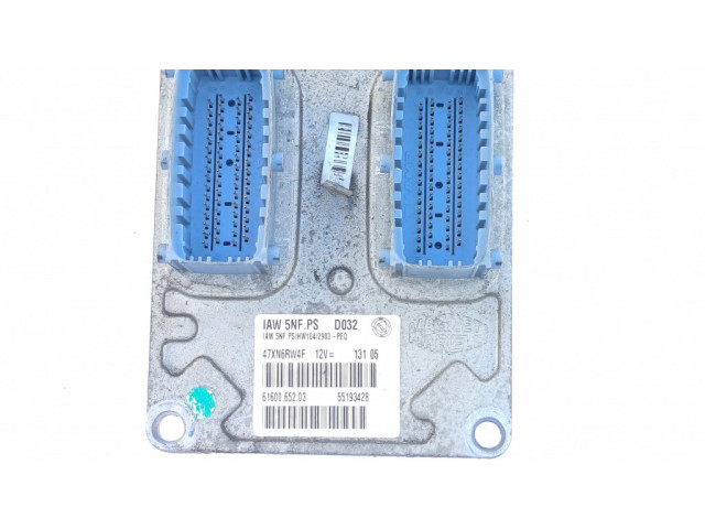 Řídící jednotka IAW5NFPS, 55193428 Fiat Punto (188) 2005