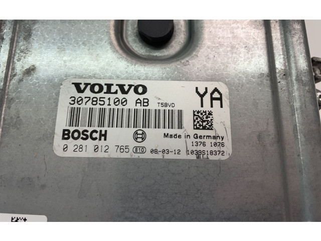 Блок управления двигателем Блок управления 30785100AB, 0281012765 Volvo V70