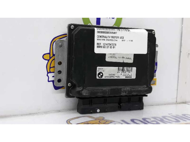 Блок управления двигателя 12147547278, S118012003B   Mini One - Cooper R50 - 53