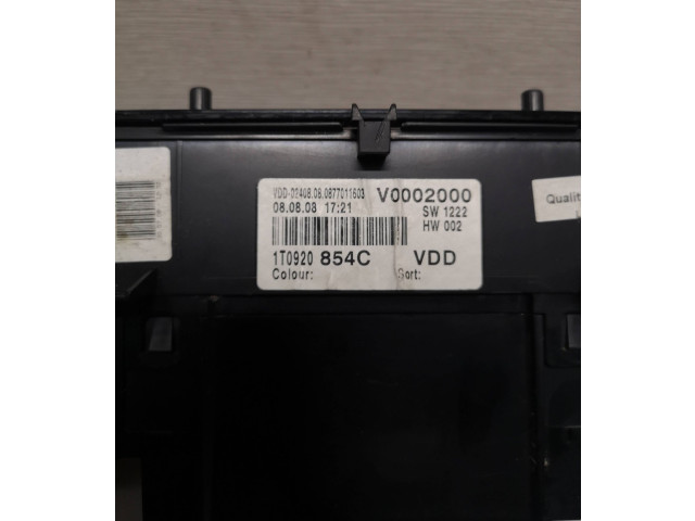 Панель приборов 1T0920854C, V0002000   Volkswagen Caddy       