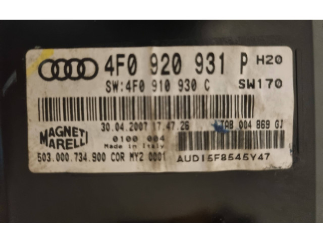 Панель приборов 4F0920931P, 4F0910930C   Audi A6 S6 C6 4F       