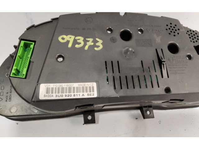 Панель приборов 3U0920811A   Skoda Superb B5 (3U)       