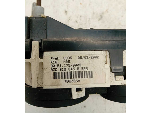 Блок управления климат-контролем 8Z0819045B, 901511755BB   Audi A2