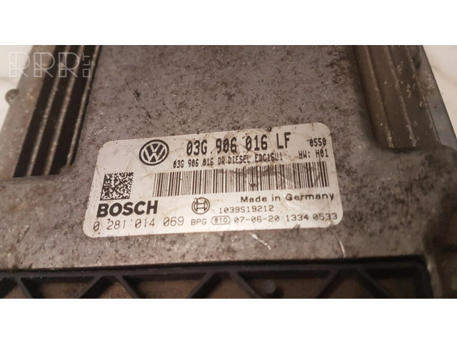 Řídící jednotka 03G906016LF, 0281014069 Volkswagen Caddy 2009