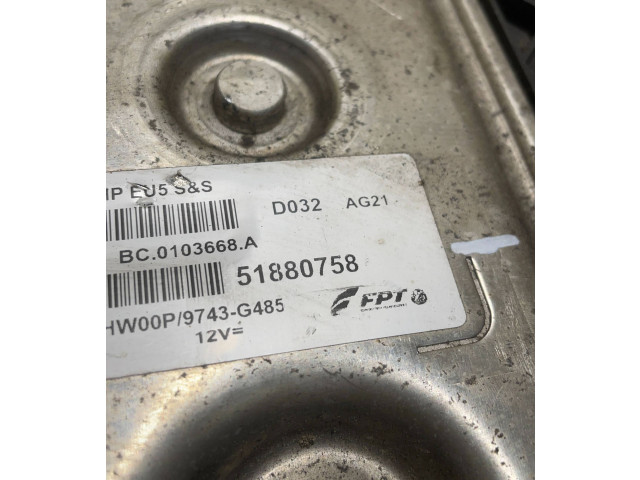 Řídící jednotka 51880758   Fiat Punto Evo 2010