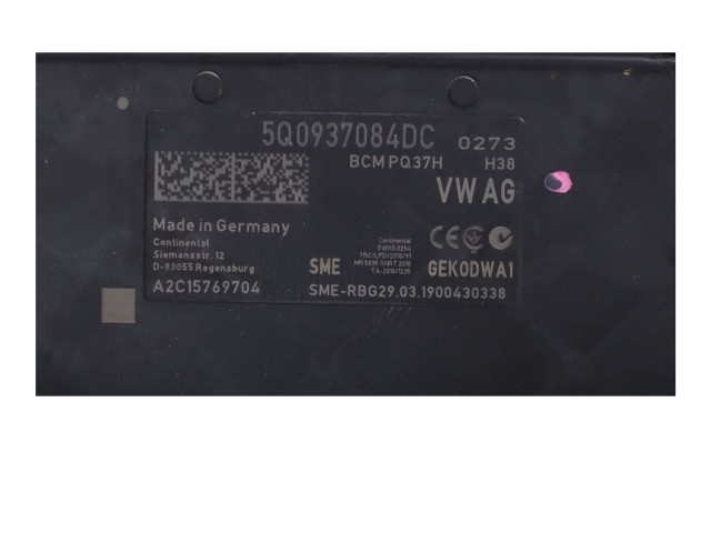 Модуль управления BSM 5Q0937084DC Audi A1