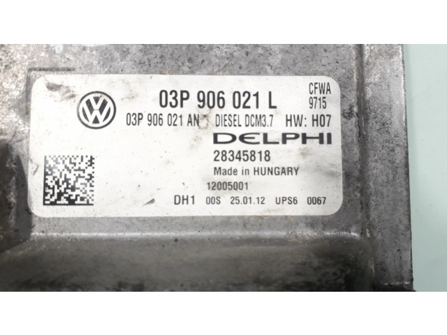 Řídící jednotka 03P906021L, 28345818 Skoda Fabia Mk2 (5J) 2008