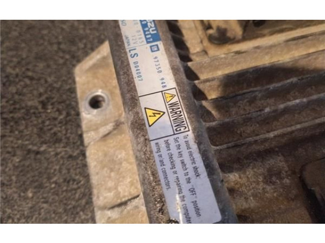 Блок управления двигателем Блок управления 8973509487, 1125000165   Opel Meriva A