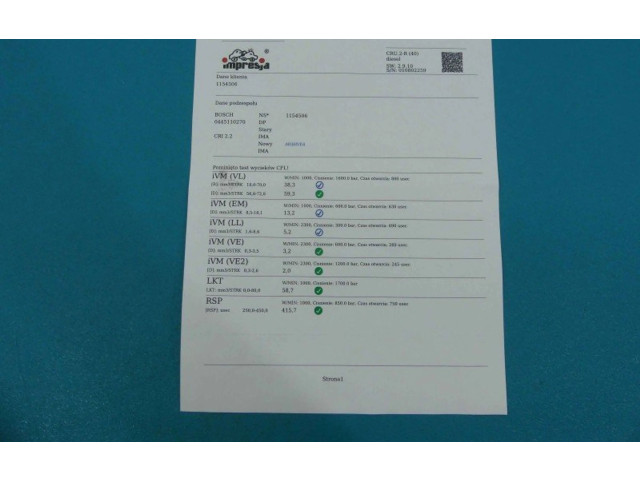 Vstřikovač 0445110270, IMPRK1154506 Chevrolet Epica