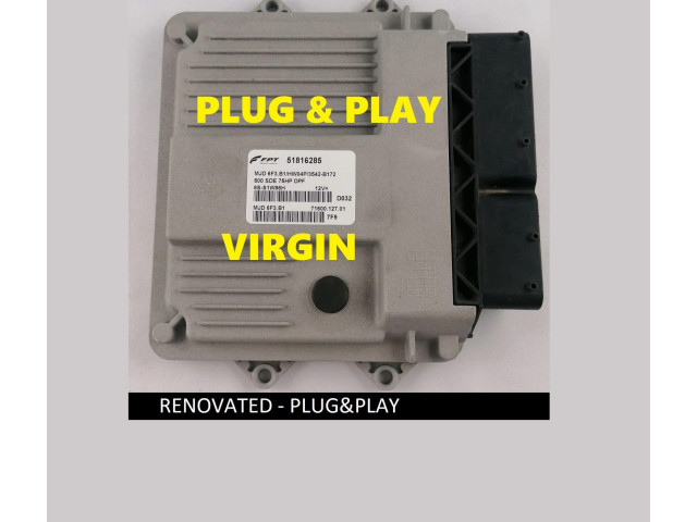 Блок управления двигателем Блок управления 51816285, 7160012700   Fiat Grande Punto