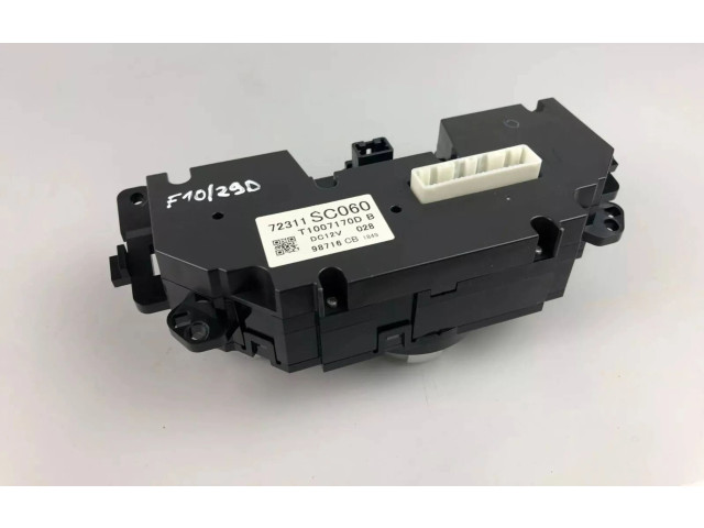 Блок управления климат-контролем 72311SC060 Subaru Forester SH