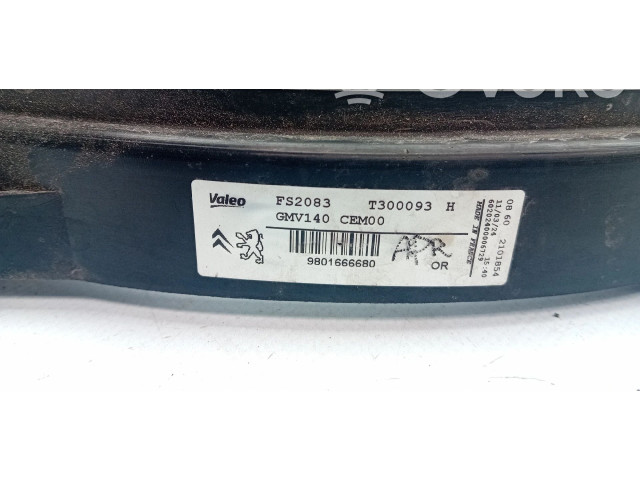 Вентилятор радиатора     9801666680    Peugeot 2008 I 
