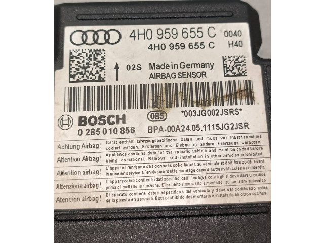 Блок подушек безопасности 4H0959655C, 0285010856   Audi A6 C7
