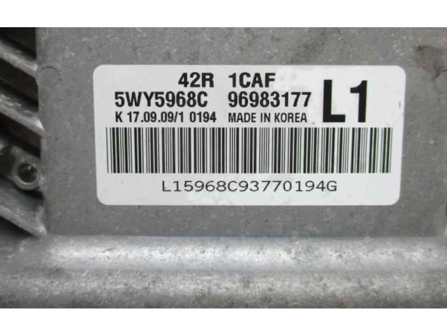 Блок управления двигателем Блок управления 96983177   Chevrolet Astra