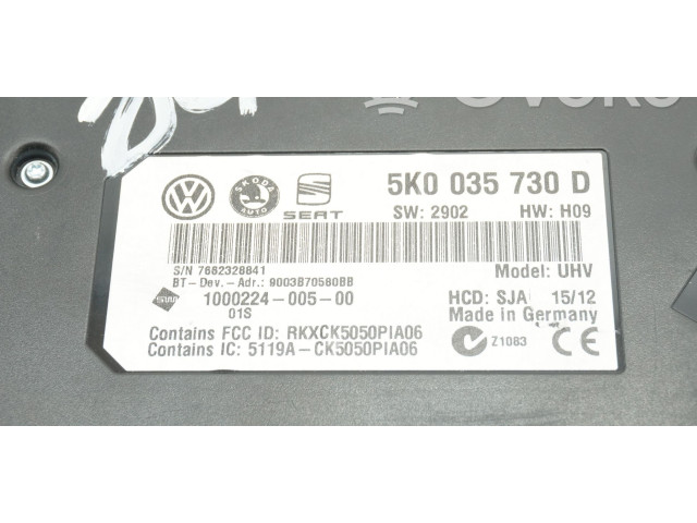 Блок управления голосом 5K0035730D, 5K0035730D Volkswagen Jetta VI