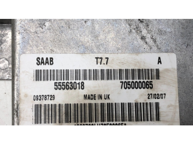 Блок управления двигателя 55563018, 705000065 Saab 9-5