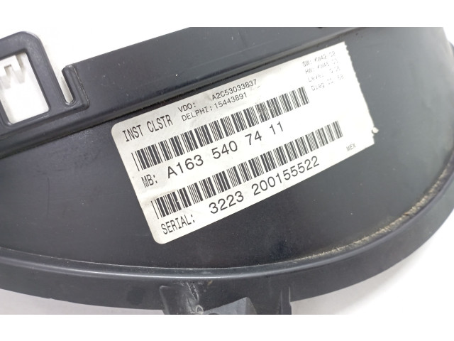 Панель приборов A1635407411, 3223200155522 Mercedes-Benz ML W164