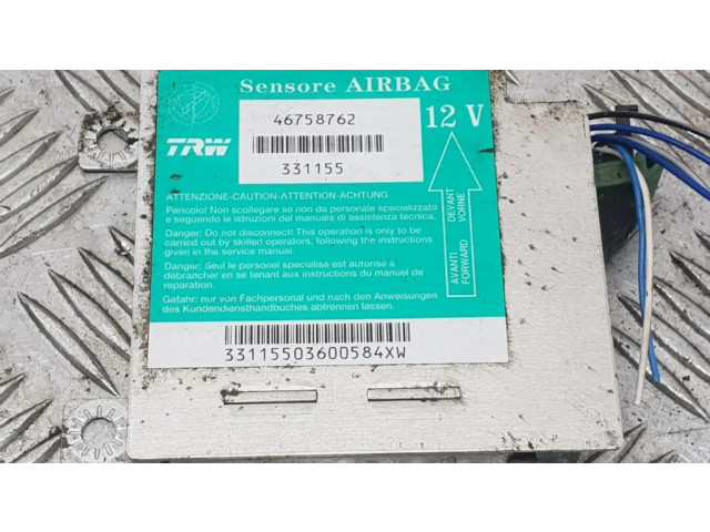 Блок подушек безопасности 46758762 Fiat Punto (188)