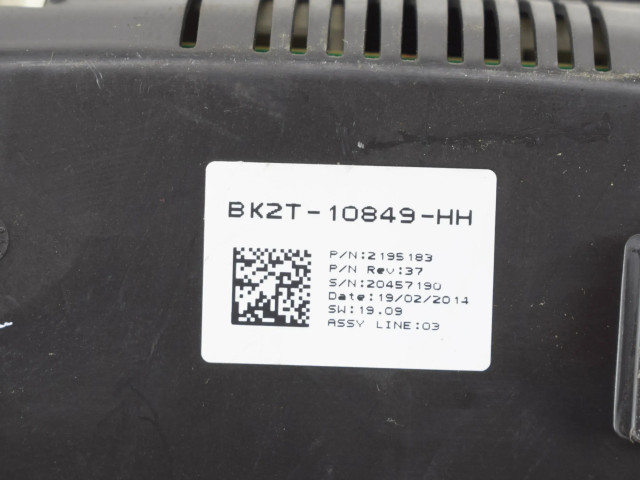 Přístrojová deska Ford Transit Custom 2014 BK2T10849HH, BK2T14C026LD