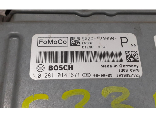 Řídící jednotka 0281014671, 9X2Q12A650PAA Jaguar XF X250 2009