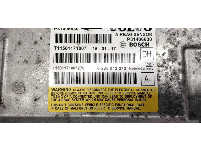 Блок подушек безопасности 31406630, 0286012270 Volvo V70