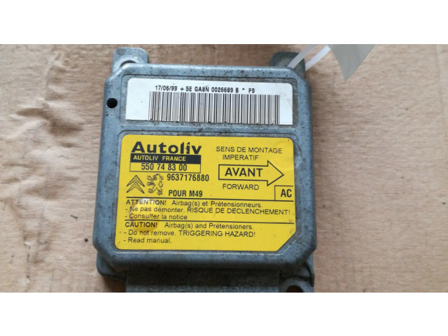 Блок подушек безопасности 550748300 Citroen Berlingo